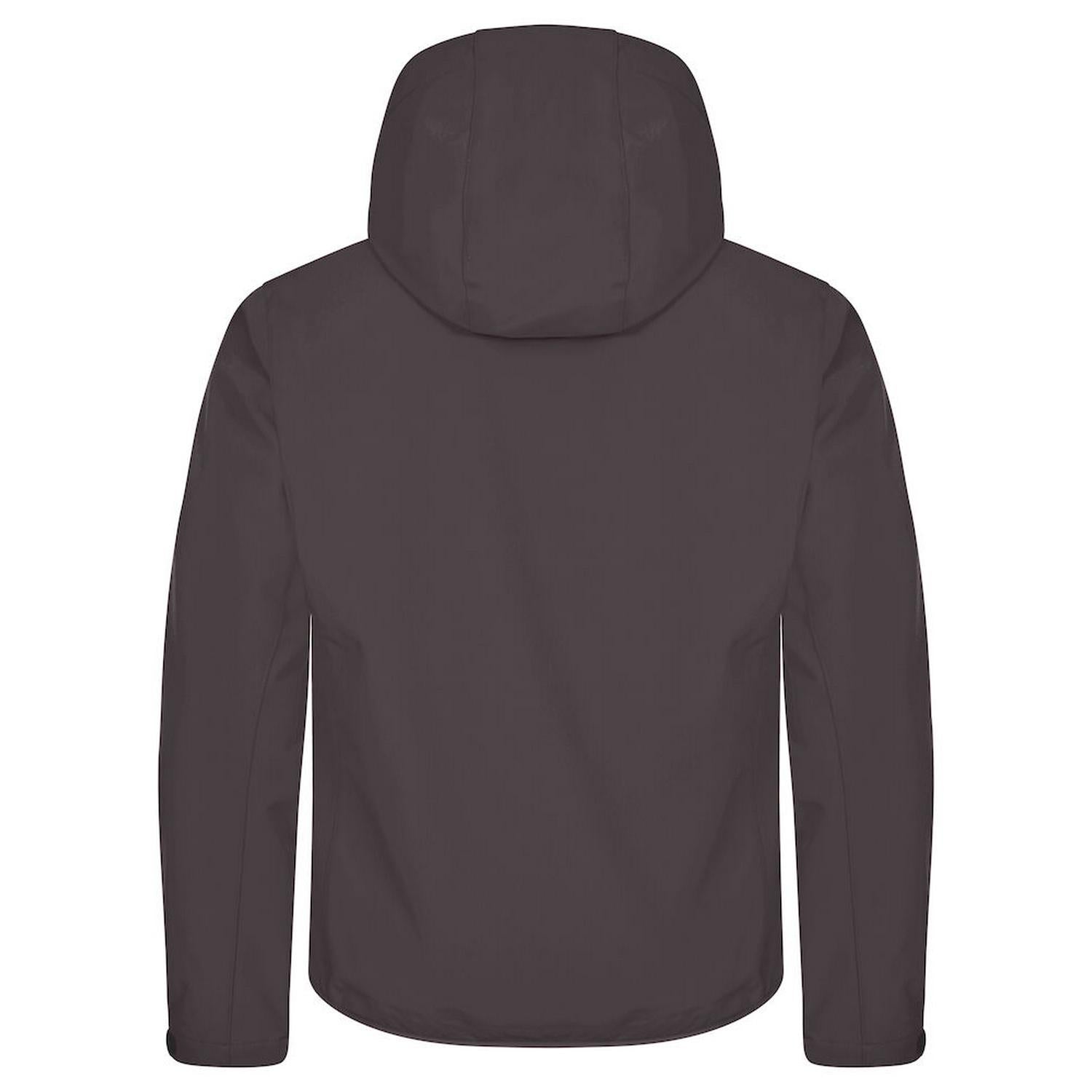 Dark Grey - Back - Clique Mens Classic Soft Shell Jacket
