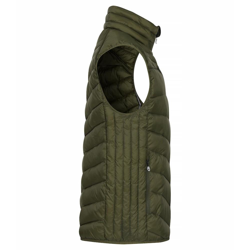 Fog Green - Back - Clique Mens Idaho Body Warmer