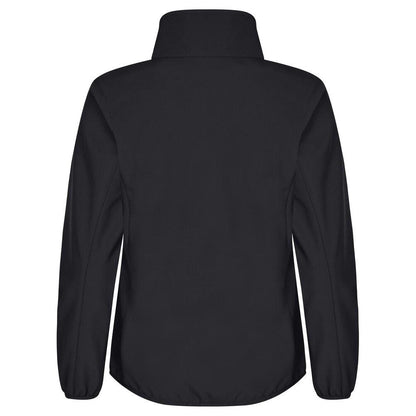 Black - Back - Clique Womens-Ladies Classic Soft Shell Jacket