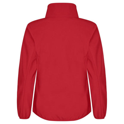 Red - Back - Clique Womens-Ladies Classic Soft Shell Jacket