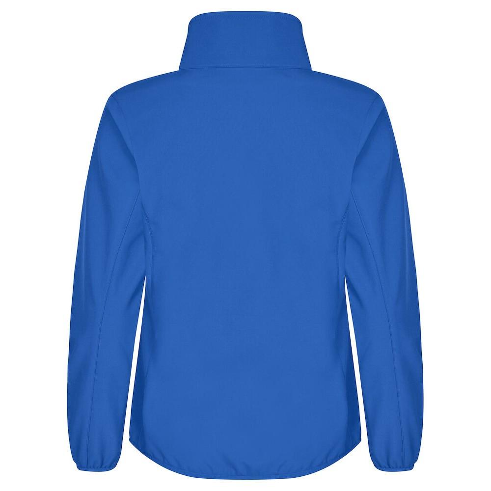Royal Blue - Back - Clique Womens-Ladies Classic Soft Shell Jacket