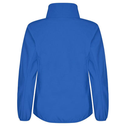 Royal Blue - Back - Clique Womens-Ladies Classic Soft Shell Jacket