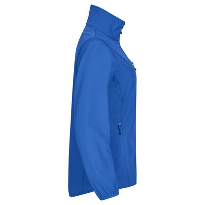 Royal Blue - Side - Clique Womens-Ladies Classic Soft Shell Jacket