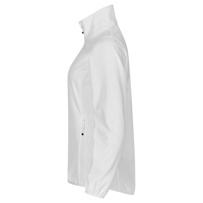 White - Lifestyle - Clique Womens-Ladies Classic Soft Shell Jacket