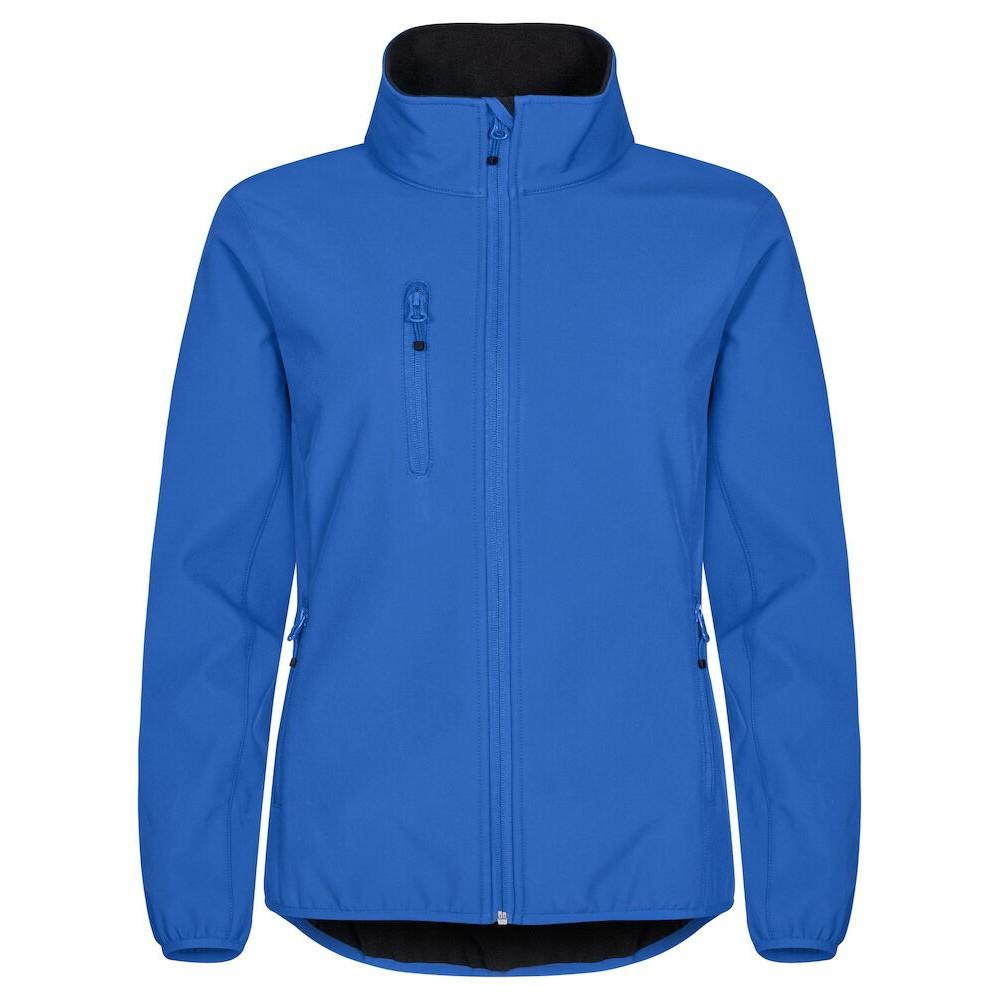 Royal Blue - Front - Clique Womens-Ladies Classic Soft Shell Jacket