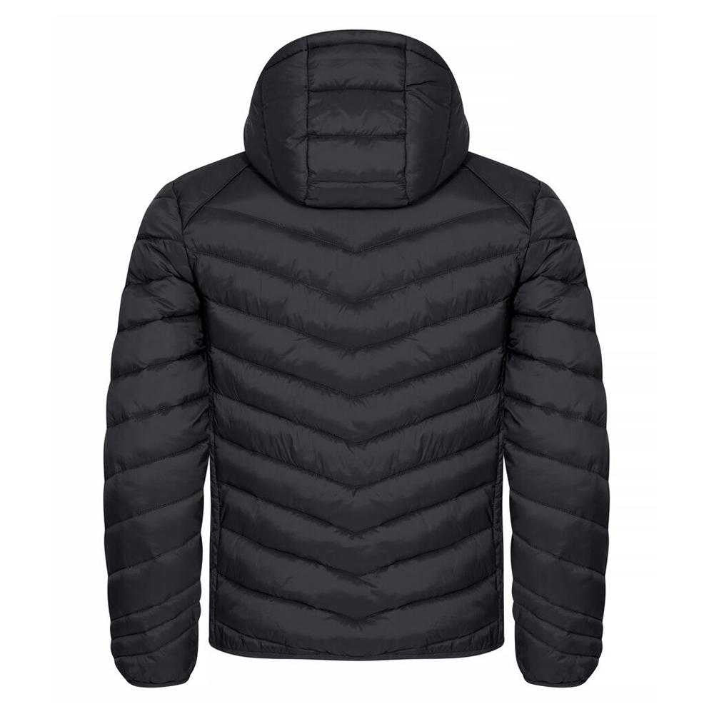 Black - Back - Clique Mens Idaho Padded Jacket