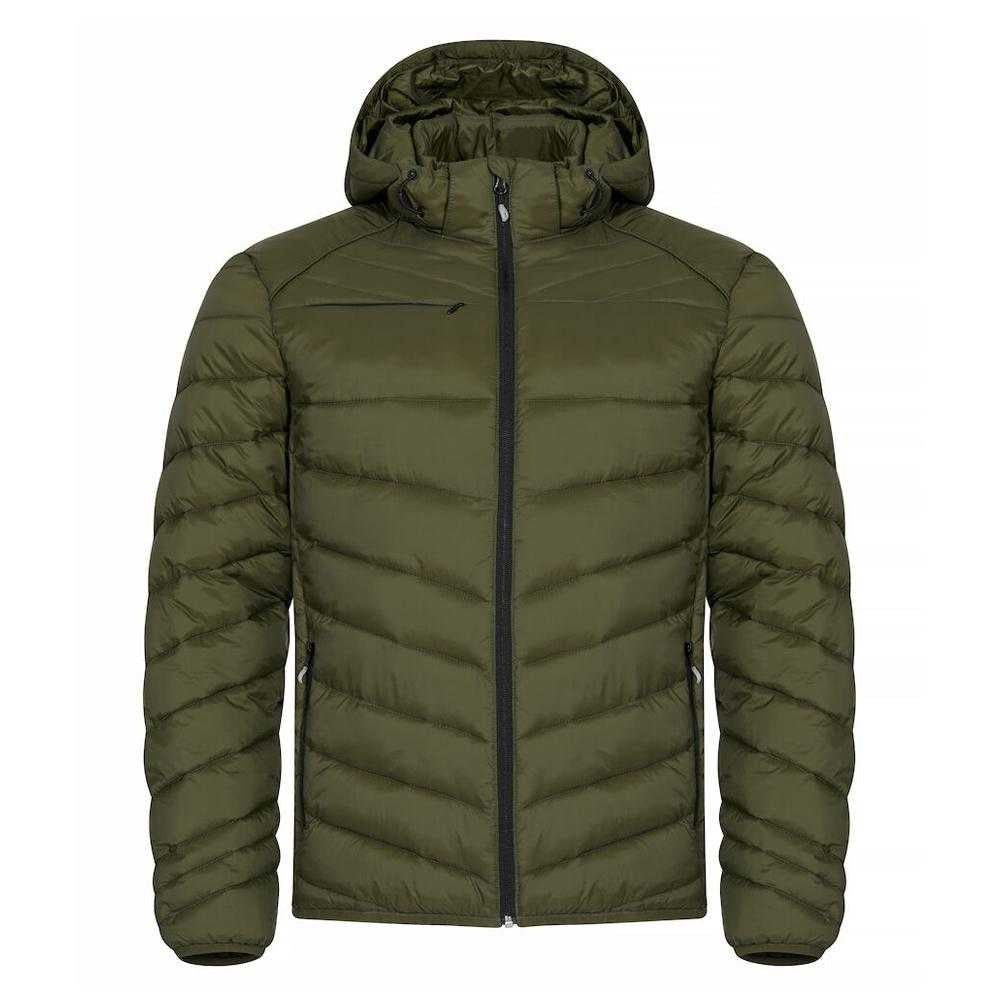 Fog Green - Front - Clique Mens Idaho Padded Jacket