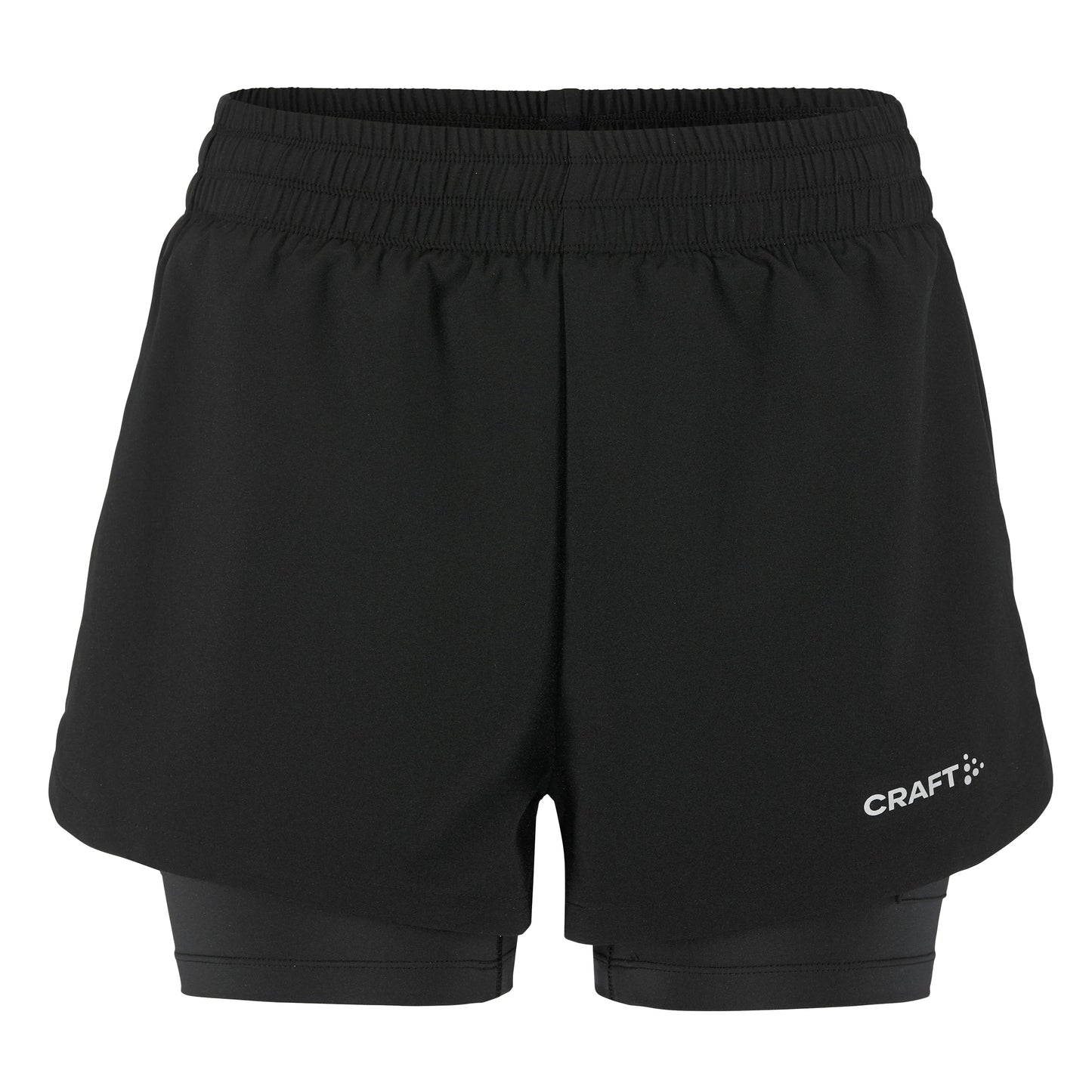Black - Front - Craft Womens-Ladies ADV Essence 2 in 1 Casual Shorts