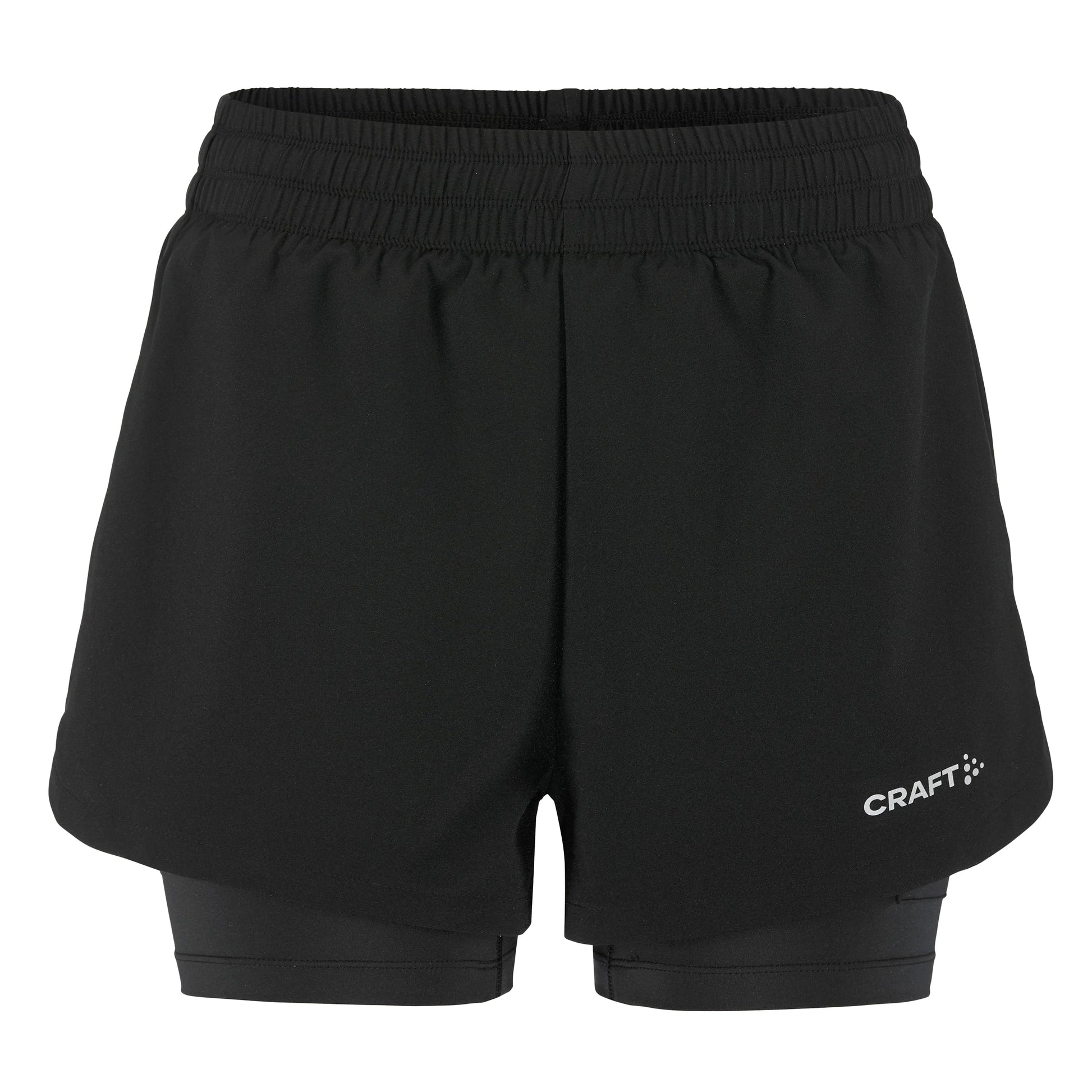 Black - Front - Craft Womens-Ladies ADV Essence 2 in 1 Casual Shorts