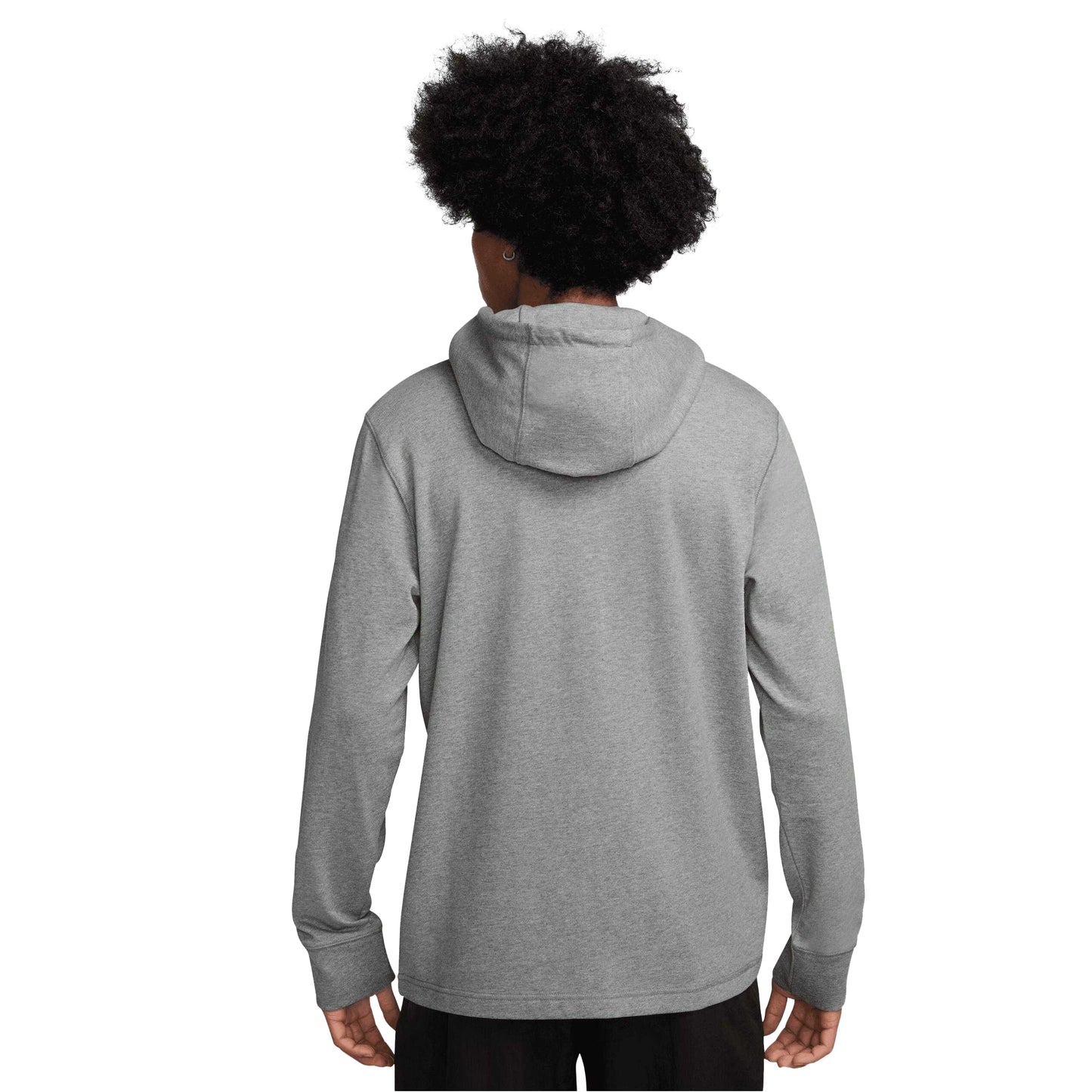 Dark Grey Heather-White - Back - Nike Golf Unisex Adult Club Knitted Hoodie