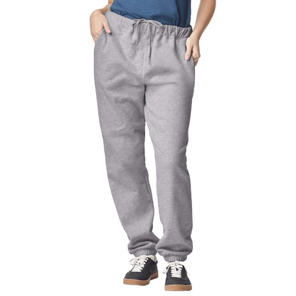 Sport Grey - Side - Gildan Mens Softstyle Midweight Sweatpants