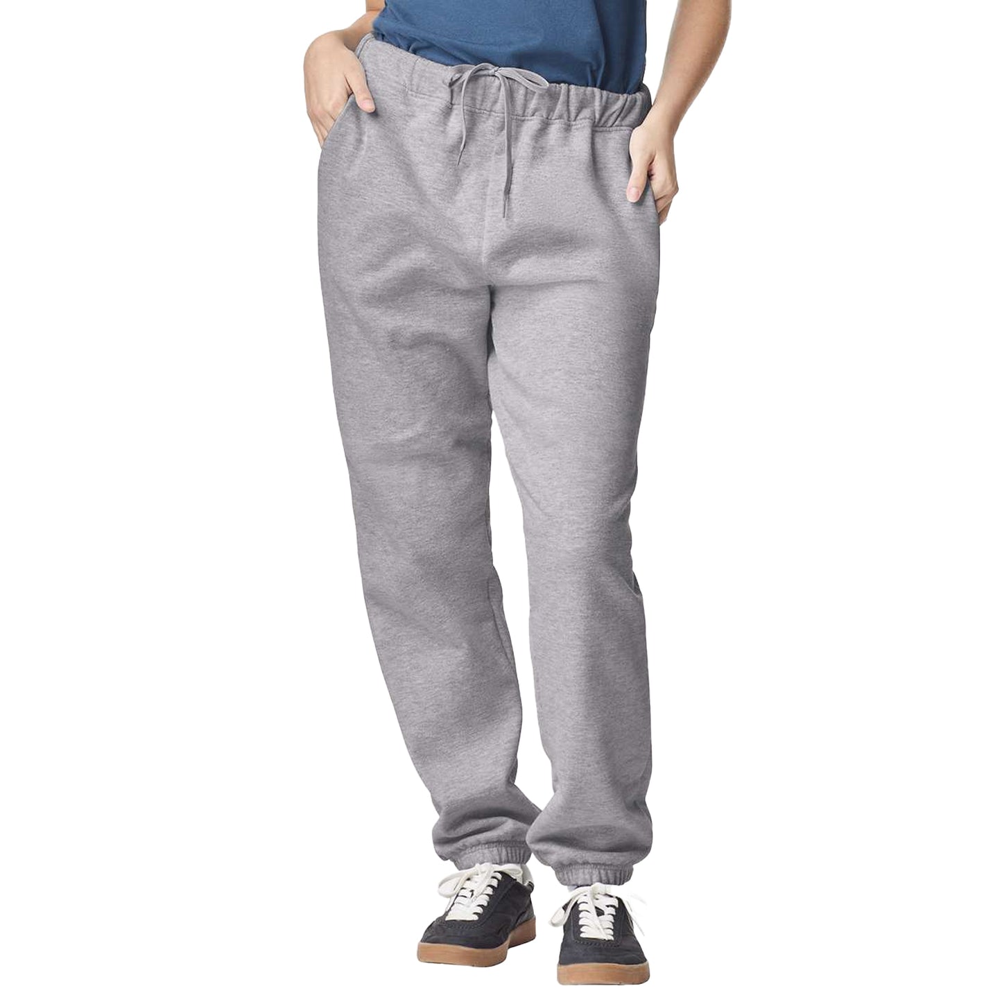 Sport Grey - Side - Gildan Mens Softstyle Midweight Sweatpants
