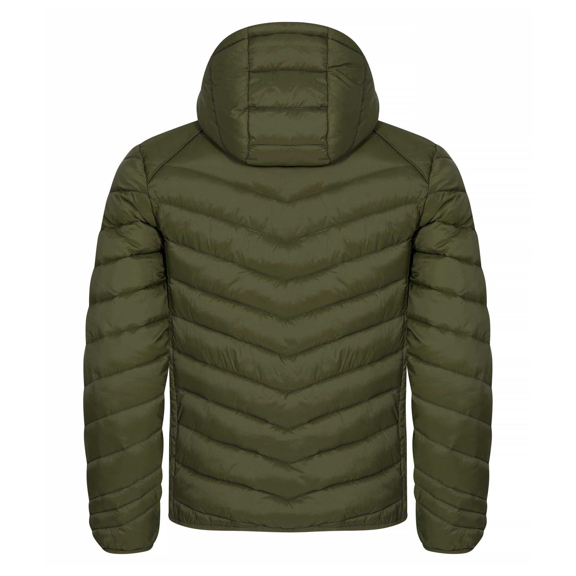 Fog Green - Back - Clique Mens Idaho Padded Jacket