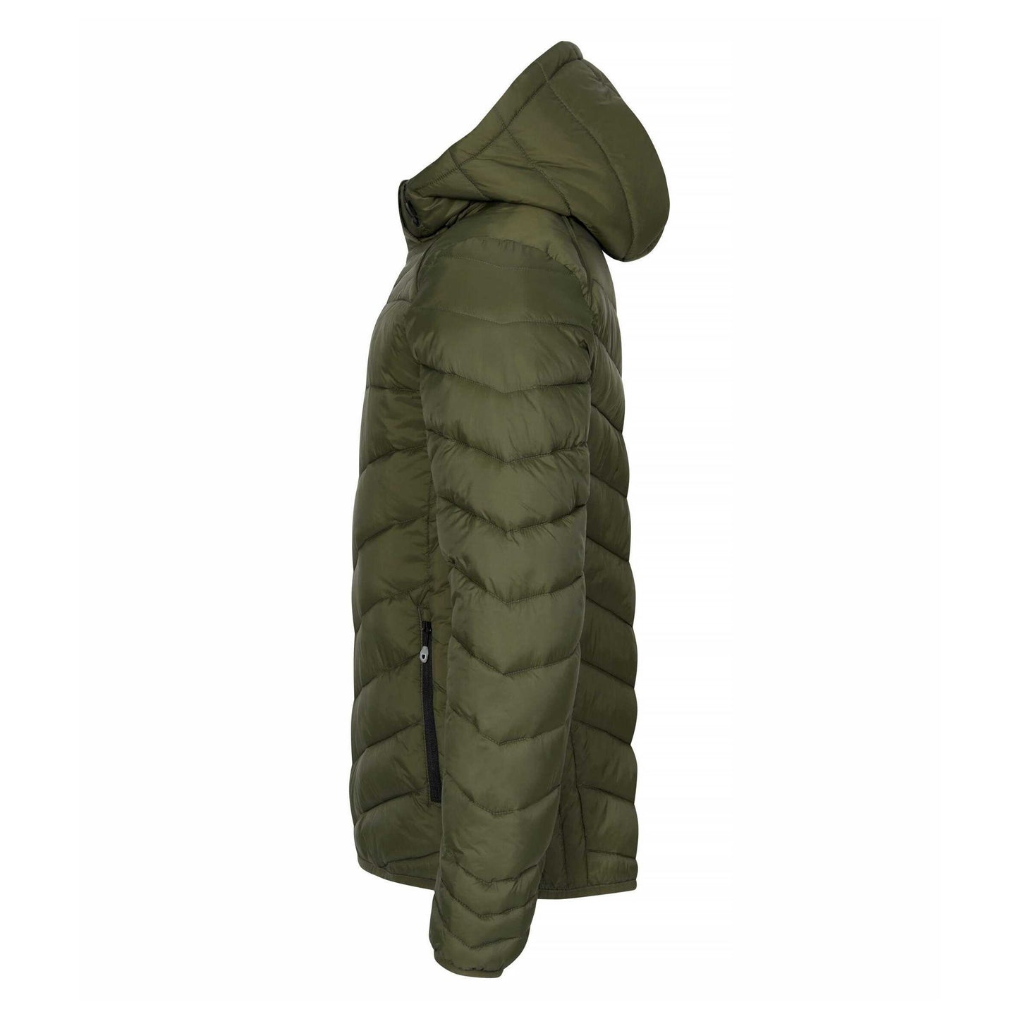 Fog Green - Side - Clique Mens Idaho Padded Jacket
