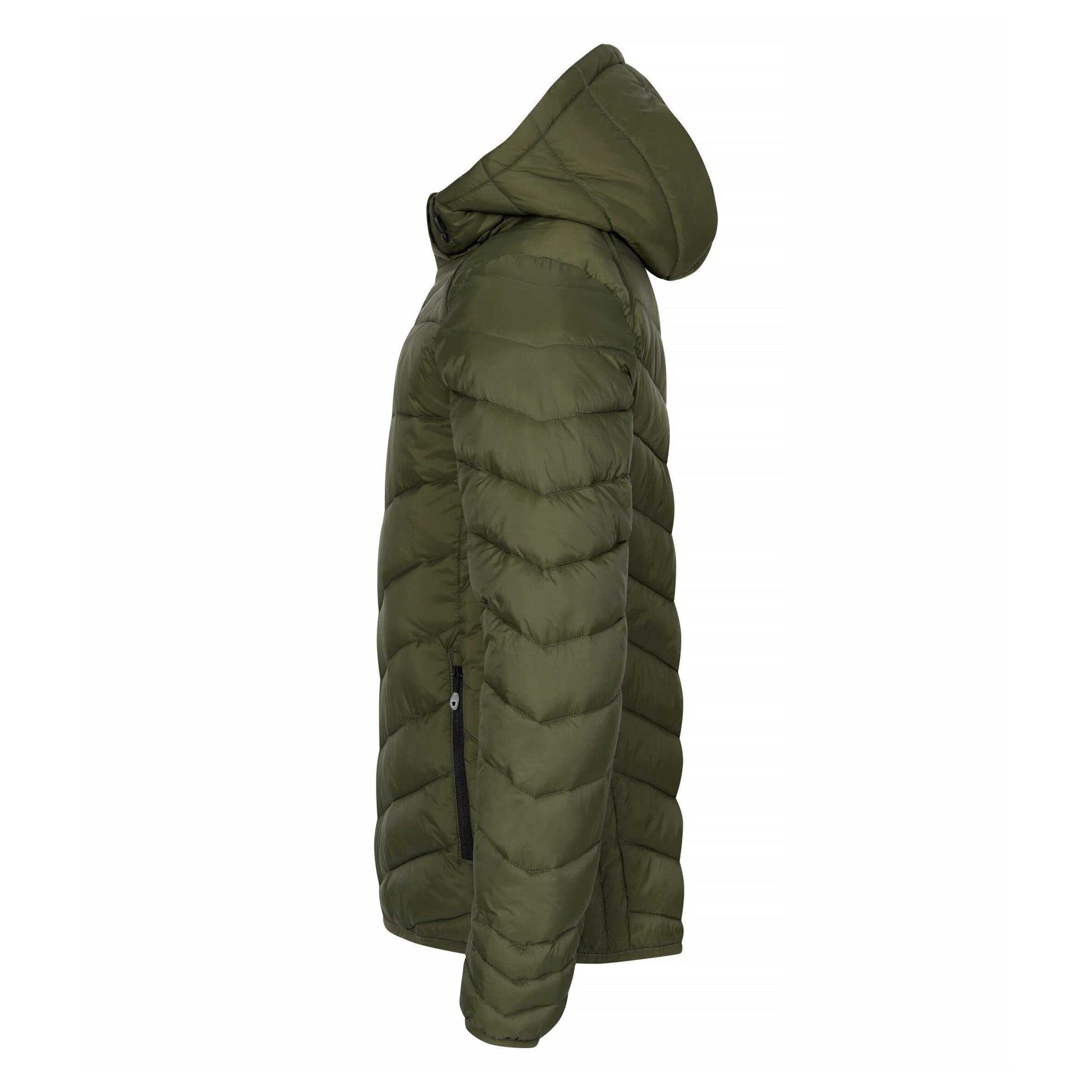 Fog Green - Side - Clique Mens Idaho Padded Jacket