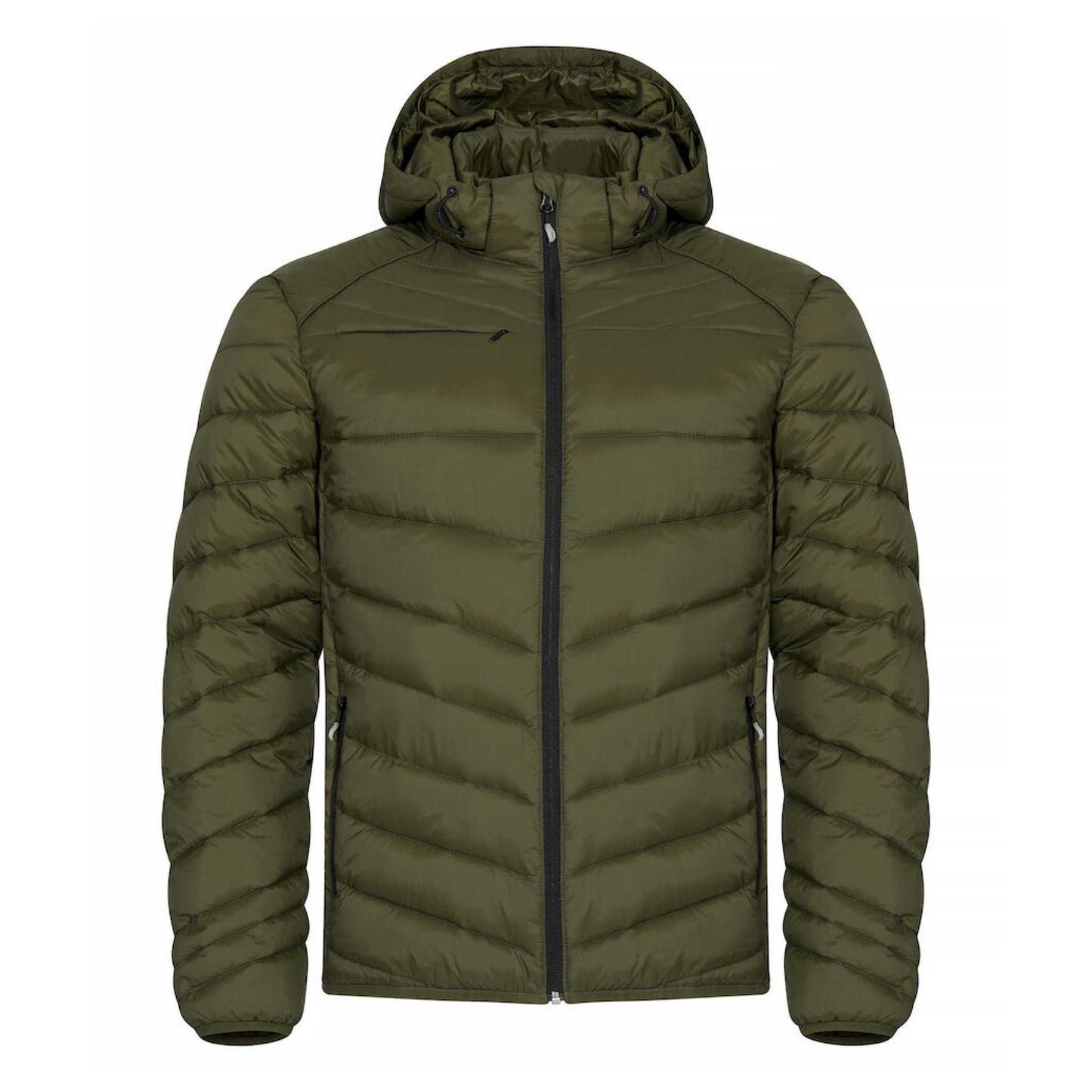 Fog Green - Front - Clique Mens Idaho Padded Jacket