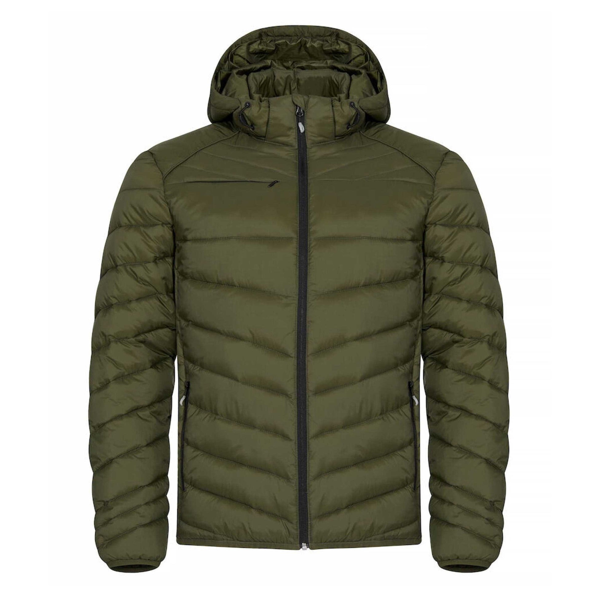 Fog Green - Front - Clique Mens Idaho Padded Jacket