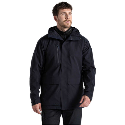 Dark Navy - Side - Craghoppers Unisex Adult Kiwi Pro Long Stretch Jacket
