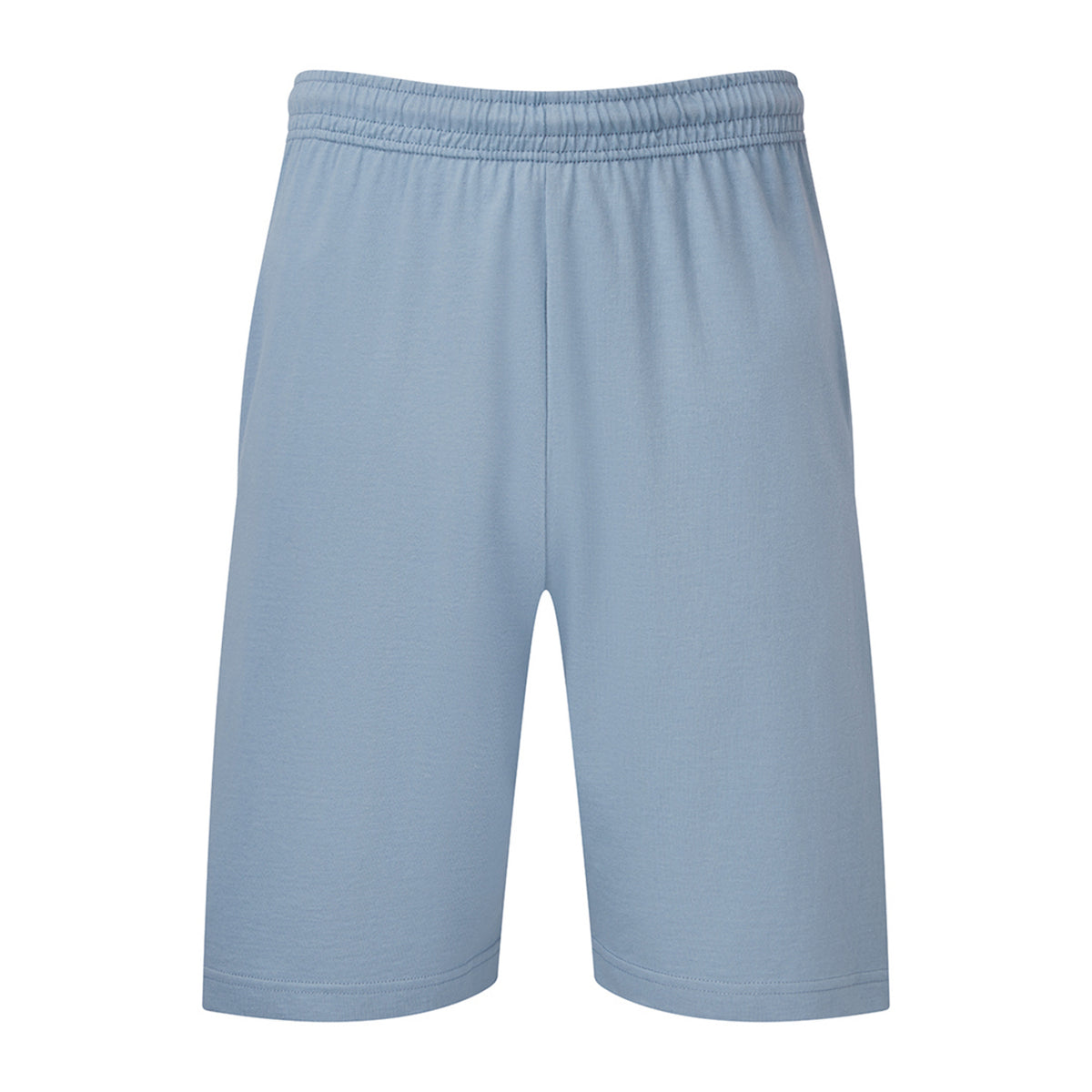 Mineral Blue - Front - Fruit of the Loom Mens Iconic Jersey Shorts