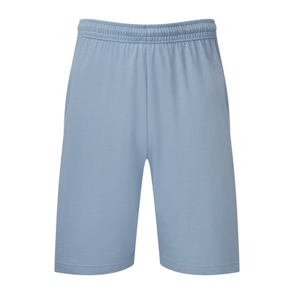 Mineral Blue - Front - Fruit of the Loom Mens Iconic Jersey Shorts