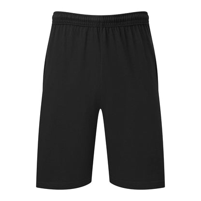 Black - Front - Fruit of the Loom Mens Iconic Jersey Shorts