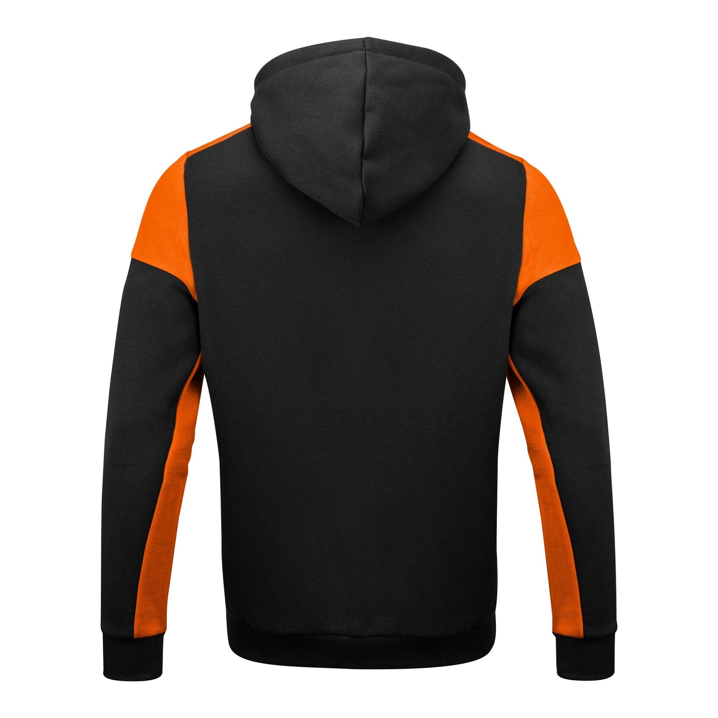 Black-Orange - Side - Printer PRIME Mens Hoodie