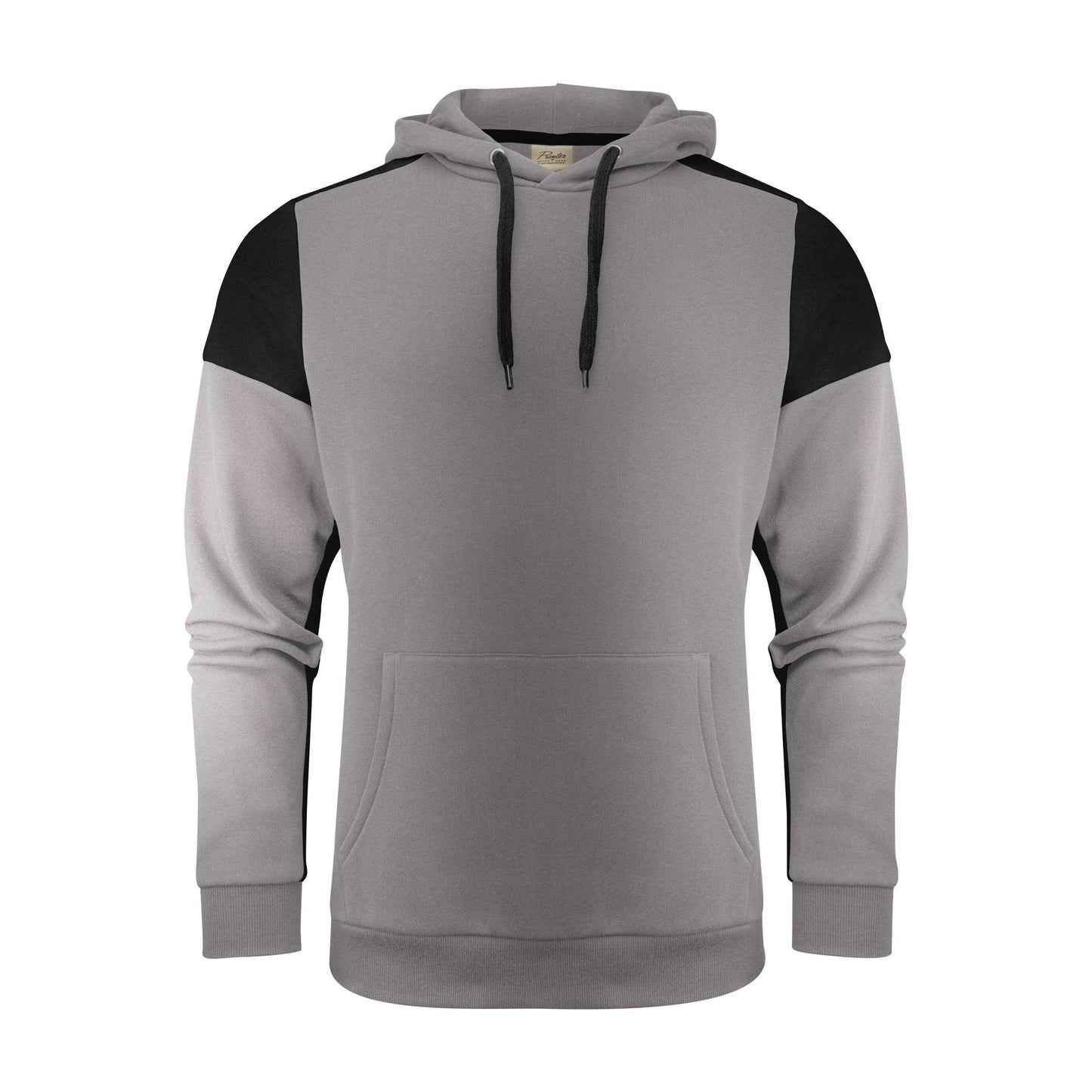 Anthracite-Black - Front - Printer PRIME Mens Hoodie