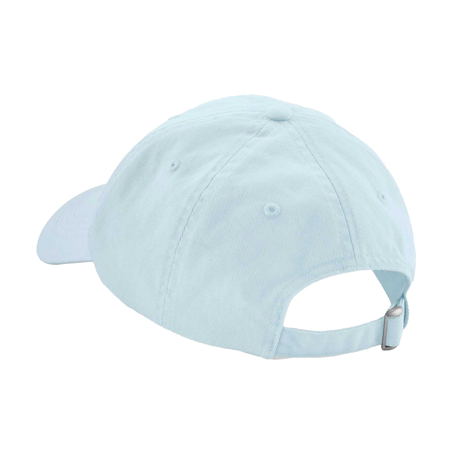 Pastel Blue - Back - Beechfield Childrens-Kids 6 Panel Low Profile Baseball Cap