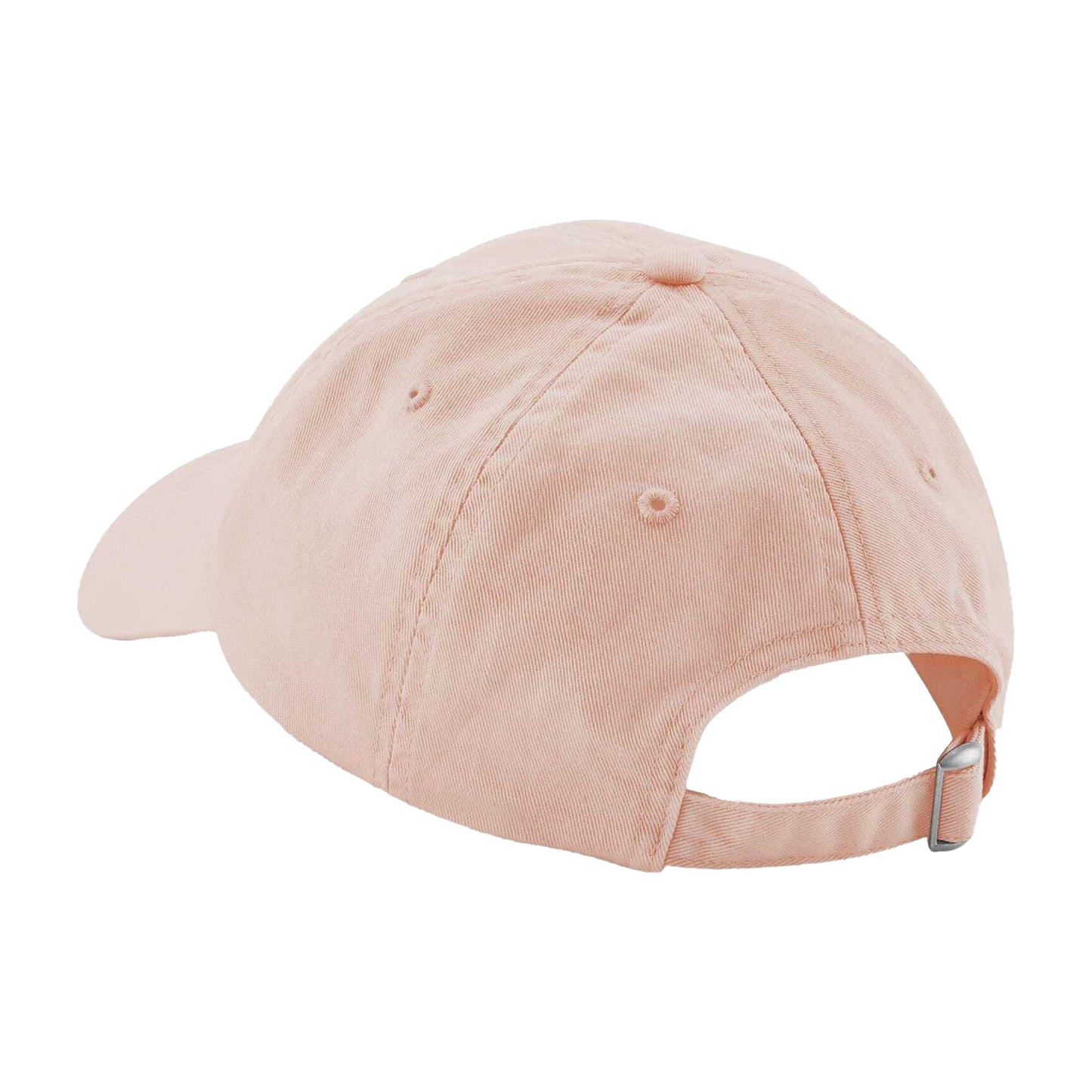Peach - Back - Beechfield Childrens-Kids 6 Panel Low Profile Baseball Cap