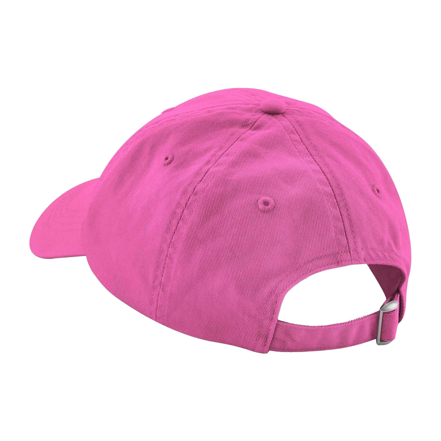 True Pink - Back - Beechfield Childrens-Kids 6 Panel Low Profile Baseball Cap