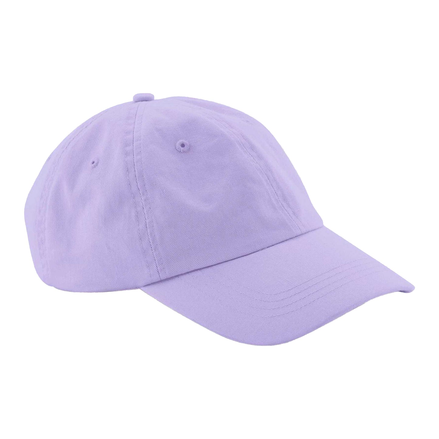 Lavender - Side - Beechfield Childrens-Kids 6 Panel Low Profile Baseball Cap