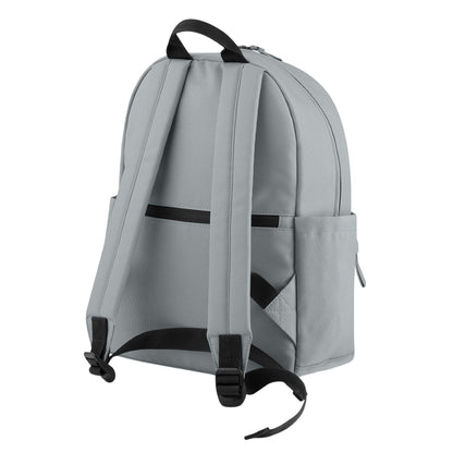 Pure Grey - Back - Bagbase Premium Mini Recycled Backpack