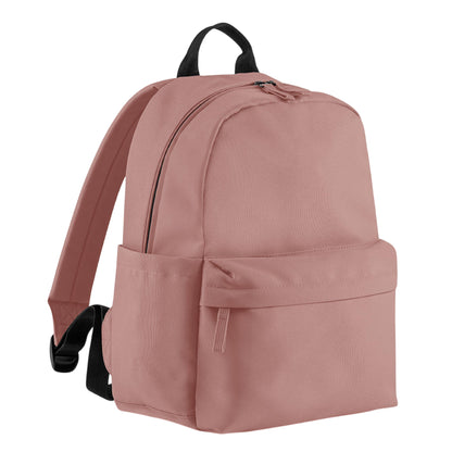 Rose - Front - Bagbase Premium Mini Recycled Backpack