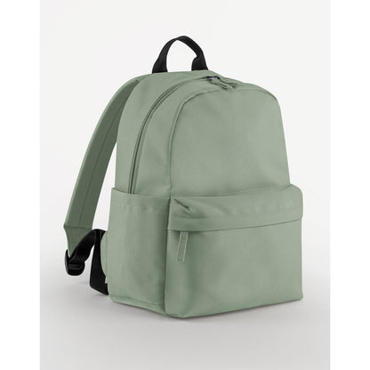 Dusty Green - Front - Bagbase Premium Mini Recycled Backpack