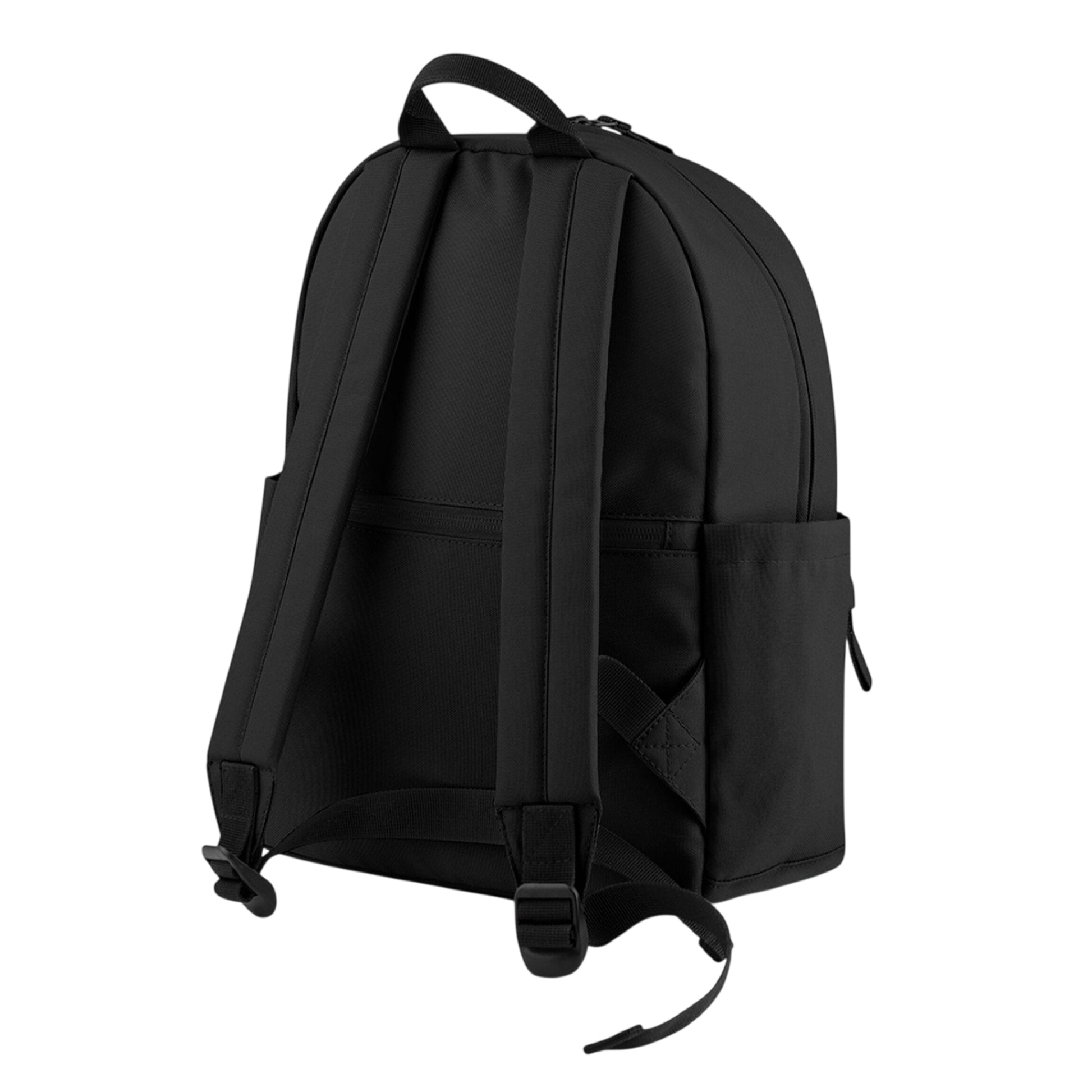 Black - Back - Bagbase Premium Mini Recycled Backpack