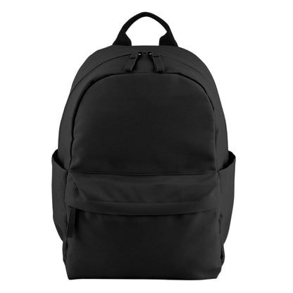 Black - Side - Bagbase Premium Mini Recycled Backpack