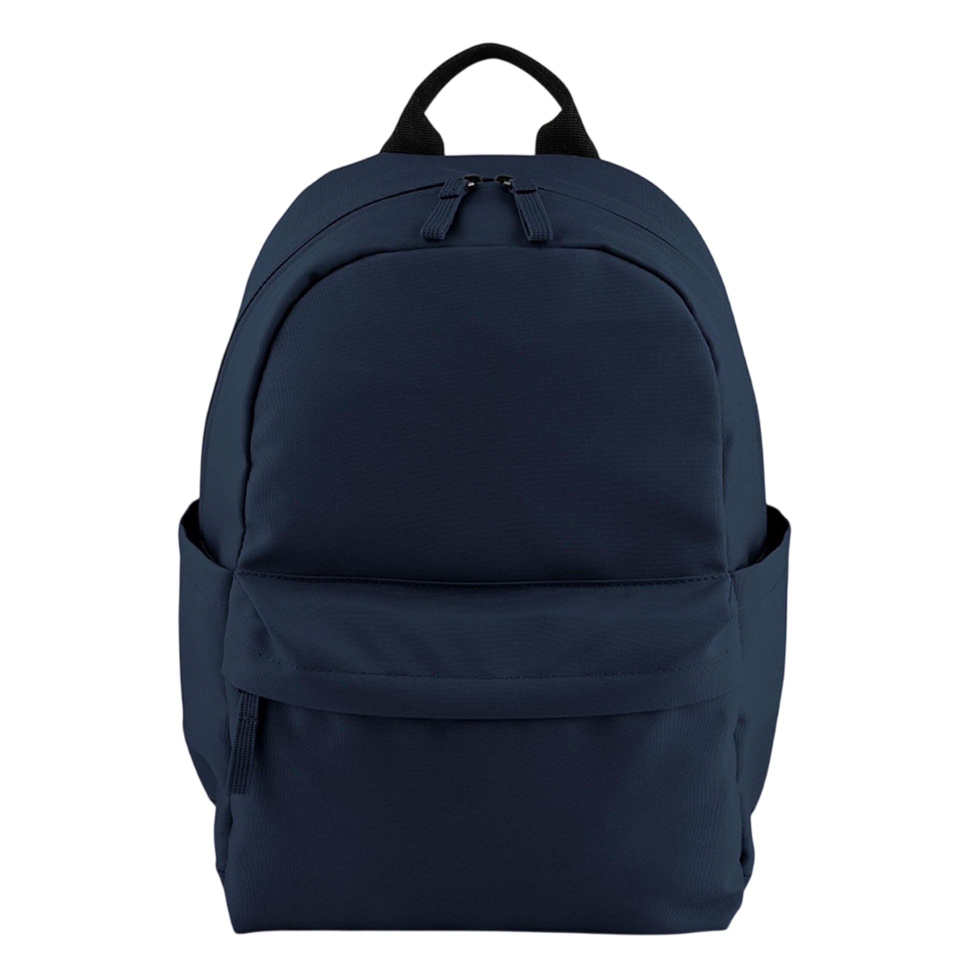 Navy - Side - Bagbase Premium Mini Recycled Backpack