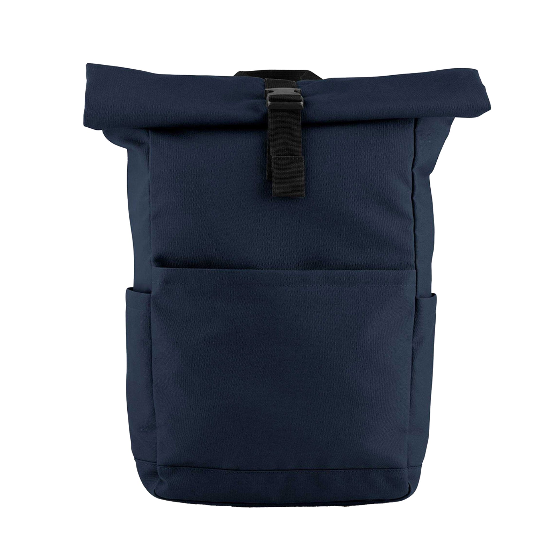 Navy - Back - Bagbase Premium Roll Top Recycled Backpack
