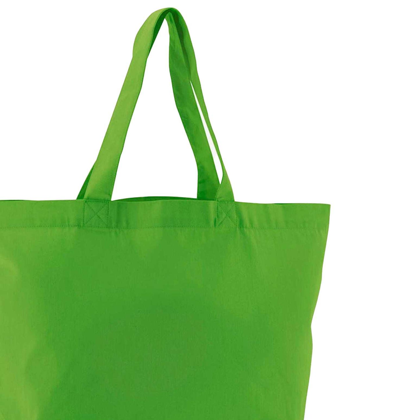 Apple Green - Back - Westford Mill EarthAware Twill Organic Tote Bag