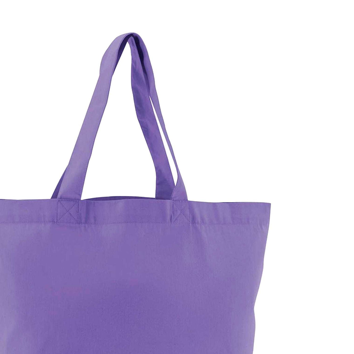 Violet - Back - Westford Mill EarthAware Twill Organic Tote Bag
