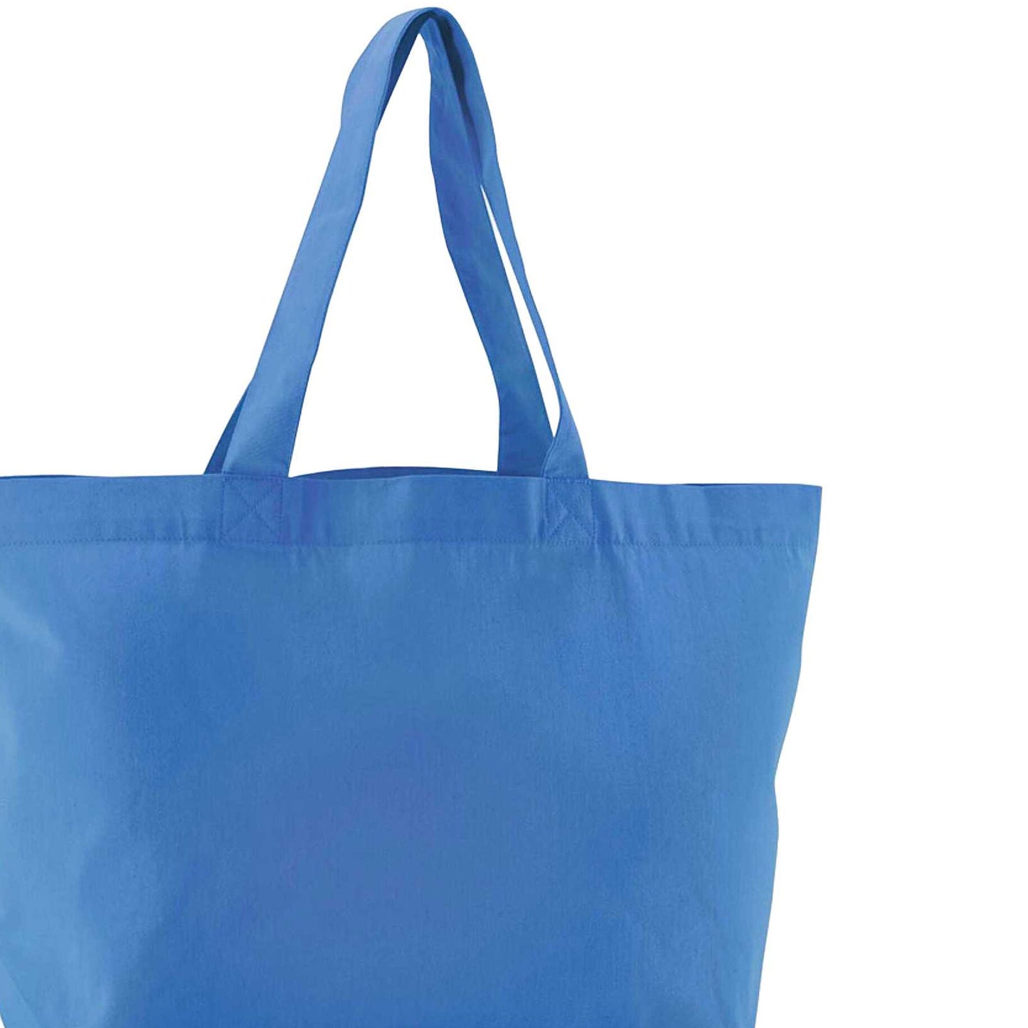 Cornflower Blue - Back - Westford Mill EarthAware Twill Organic Tote Bag