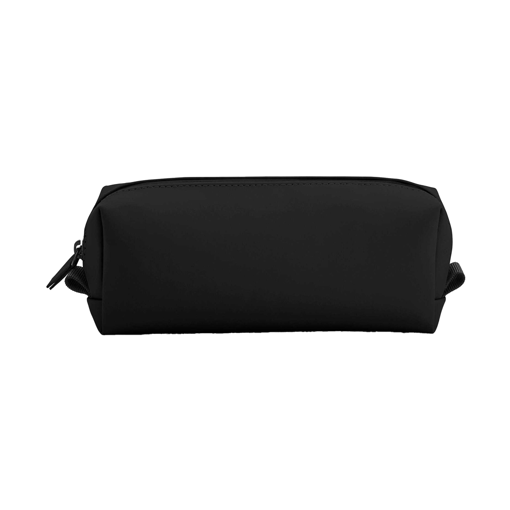 Black - Back - Bagbase Matte PU Mini Toiletry Bag