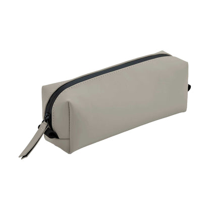 Clay - Front - Bagbase Matte PU Mini Toiletry Bag