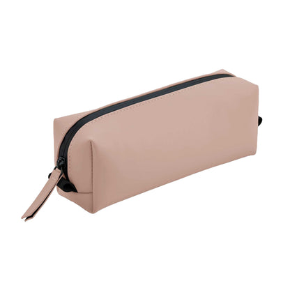 Nude Pink - Front - Bagbase Matte PU Mini Toiletry Bag