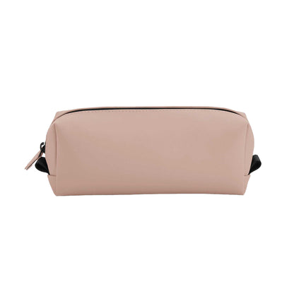 Nude Pink - Back - Bagbase Matte PU Mini Toiletry Bag