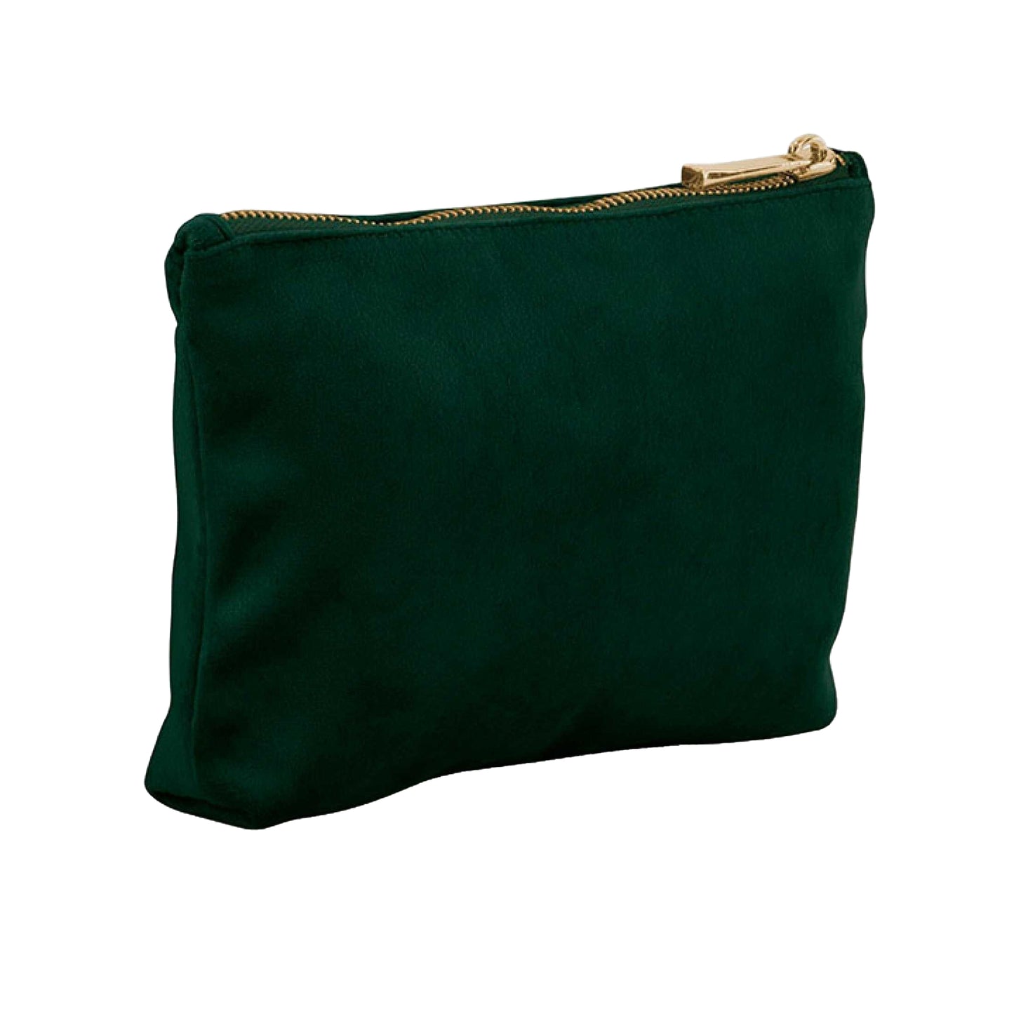 Dark Emerald - Front - Bagbase Velvet Pouch