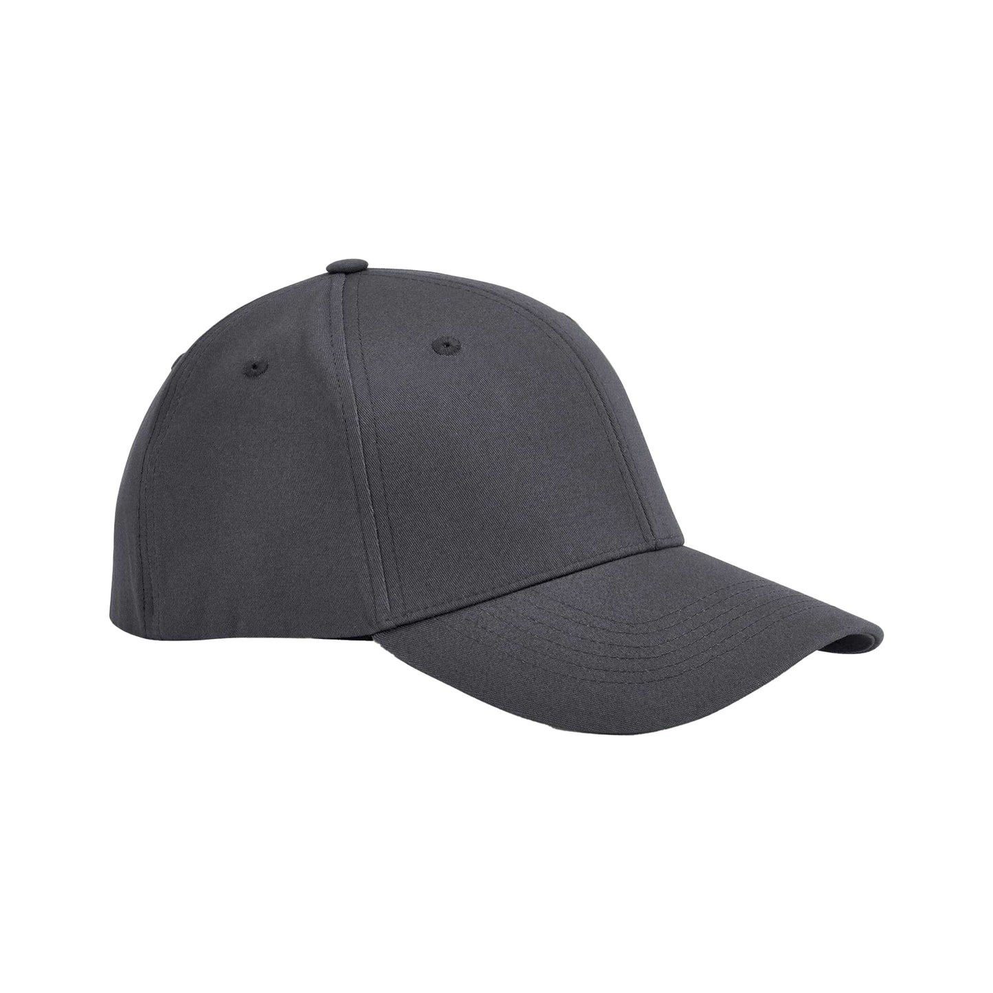 Graphite Grey - Front - Beechfield EarthAware Stretch Organic Baseball Cap