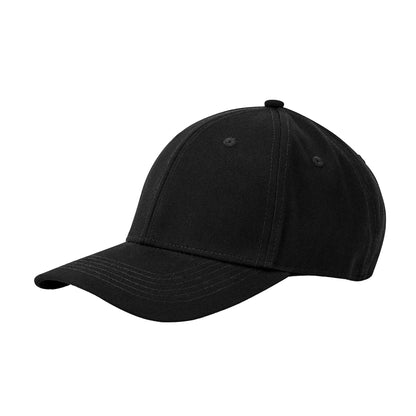 Black - Back - Beechfield EarthAware 6 Panel Organic Cotton Baseball Cap