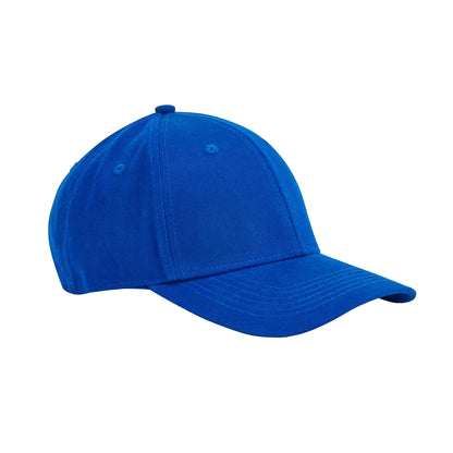 Bright Royal - Front - Beechfield EarthAware 6 Panel Organic Cotton Baseball Cap