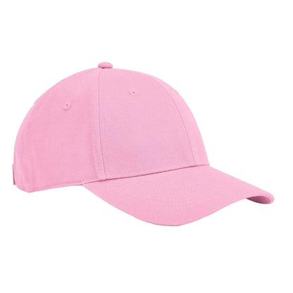 Classic Pink - Front - Beechfield Childrens-Kids EarthAware Classic 6 Panel Baseball Cap